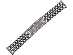 Pulseira De Metal Com Corrente Jeans, Compatível Aço Inoxidável Para