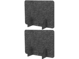 Divisória De Mesa Feltro Em 2 Peças, Painel Divisório