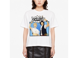 Rockinstone Bill And Ted Comic White Adult T-shirt Size:l