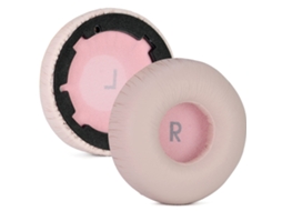 Almofadas Zruxe Para Auscultadores Jbl Tune 600/660 (par De 2 Espuma De Memória, Pele Ecológica, Rosa)
