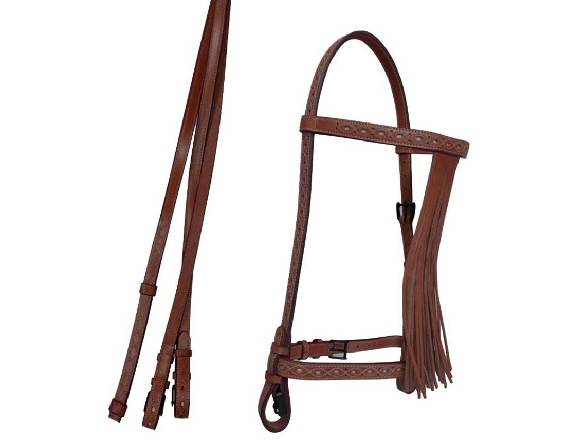 Freio de Rédeas Ocidentais Econômicas em Relevo 01312014Mf Castanho Fullmarjoman Distribucion