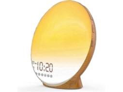 Despertador com Simulação do Nascer do Sol, Rádio Fm e 7 Sons da Natureza para Auxiliar no Sono e Relaxar no Quarto. TAISHENGDA