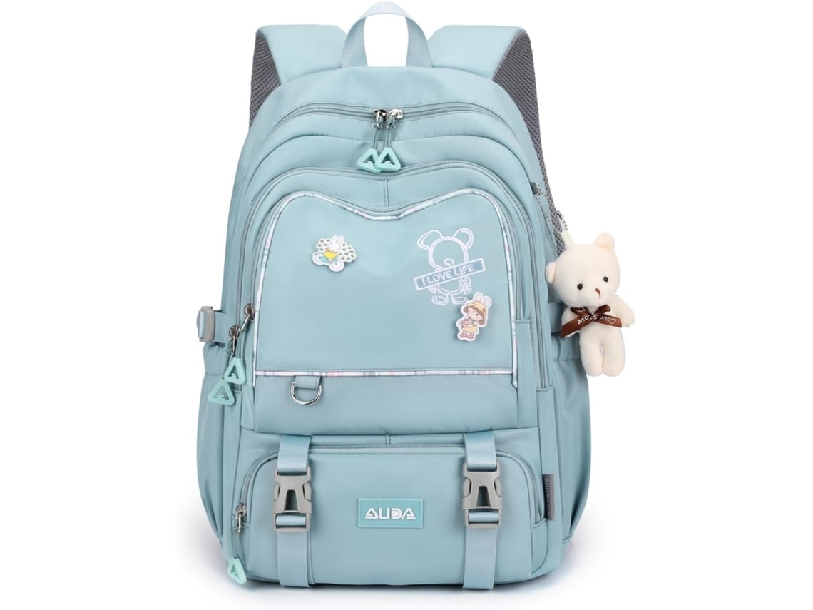 Mochila Escolar para Meninas de 10 a 18 Anos, Ideal para o Ensino Fundamental, Médio e Viagens. Mochila Grande, Leve e Impermeável BRILVIBERA