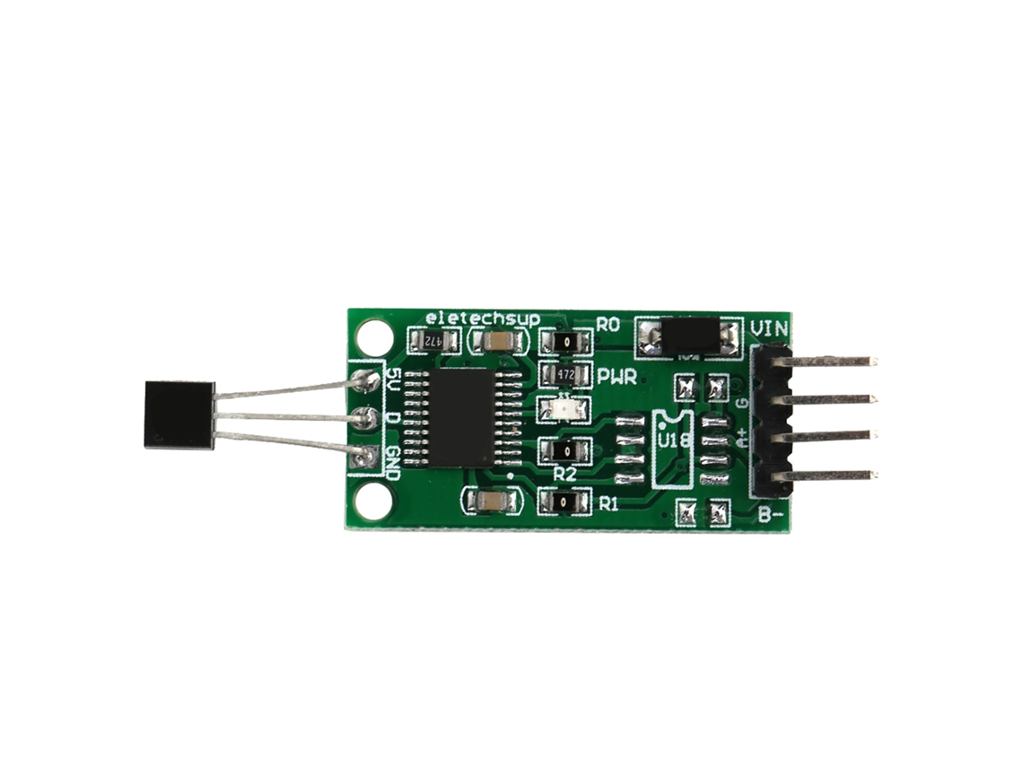 Módulo Sensor de Temperatura Programável Controle Remoto TTL Componentes Eletrônicos | S/MARCA