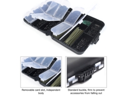 Kit de Pesca de Carpa 300 Peças com Acessórios