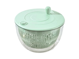 Centrífuga De Salada Grande Com Bomba, Tigela Transparente E Alça Para Uso Com Uma Só Mão, Ideal Para Alface E Verduras.
