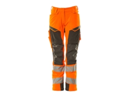 Calças Grandes Com Bolsos Para Joelheiras Accelerate Safe 19078 Laranja 42 / 30 MASCOT