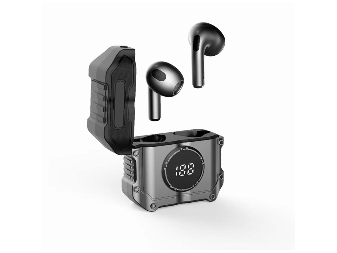 Auriculares Bluetooth True Wireless Sem Fio com Microfone 38 Horas de Reprodução com Toque Resolução Ipx5
