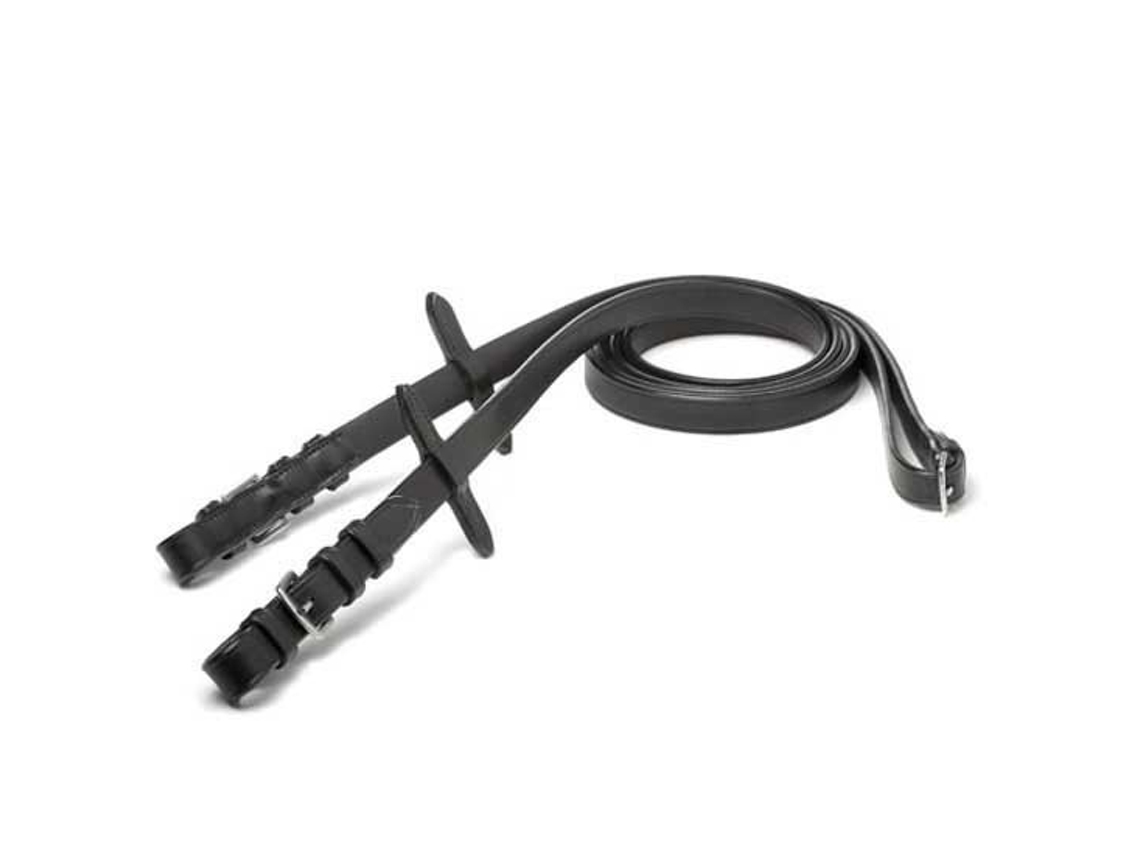 Rédeas de Ouro de Couro Liso Green Prateado Fulllexhis