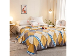Manta de Flanela Macia e Quente Fansu com Estampa Elegante Microfibra Felpuda para Lençol Sofá Poltrona Todas