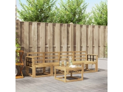 Vidaxl Conjunto De Sofás Para Exterior 5 Unid. Branco