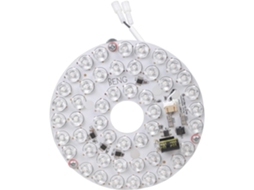 Módulo De Led Para Ventilador Teto, 110v, 137mm, Com Cores