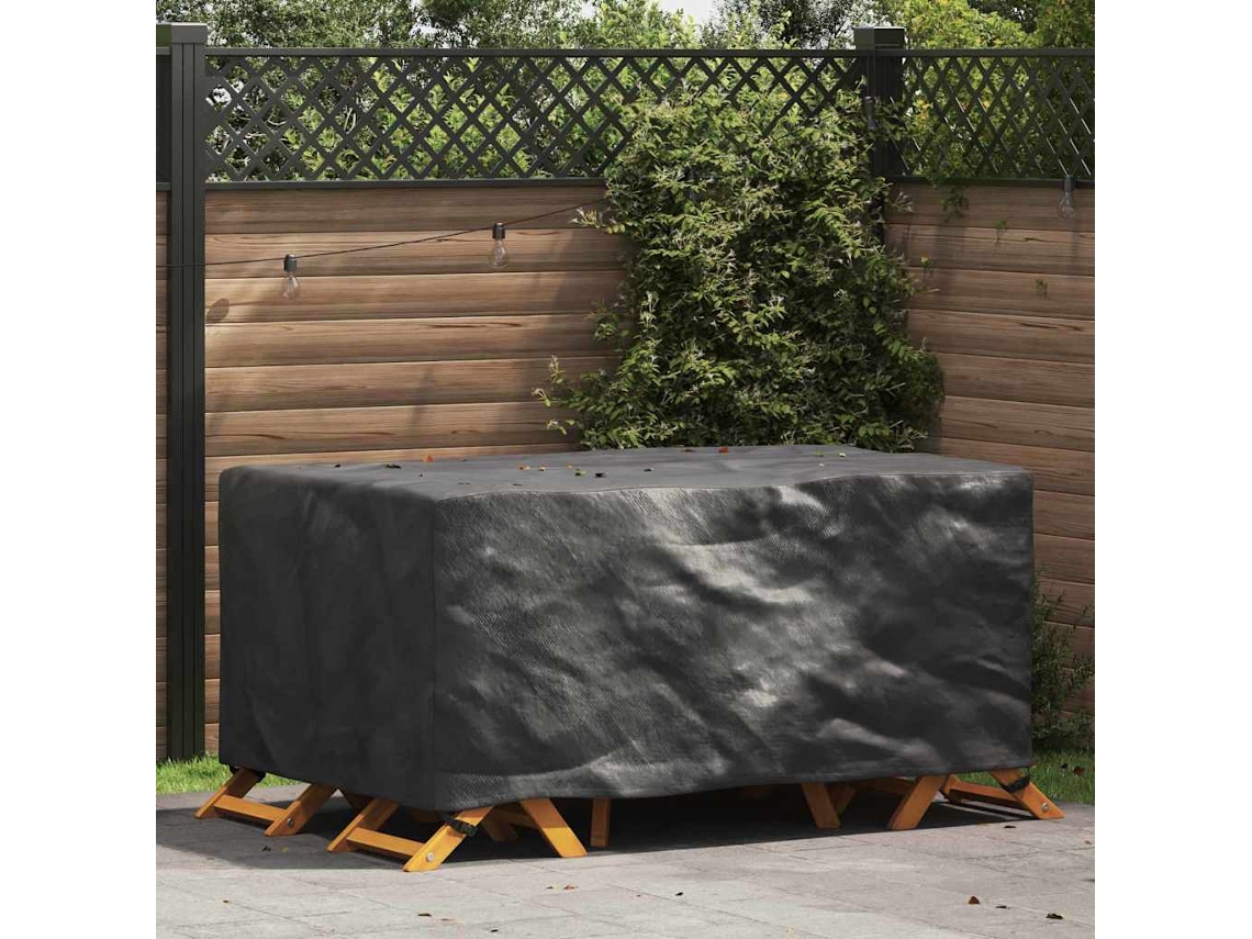 Vidaxl Capa Para Móveis Liso Preto 172 X 113 X 73 Cm 600d