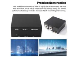 Transceptor SDR de 160MHz e 100W com Compartilhamento de Antena e Caixa de Alumínio
