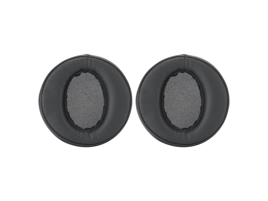 Almofada de Fone de Ouvido Preta para Sony MDR XB950BT, Espuma e Couro Artificial | S/MARCA