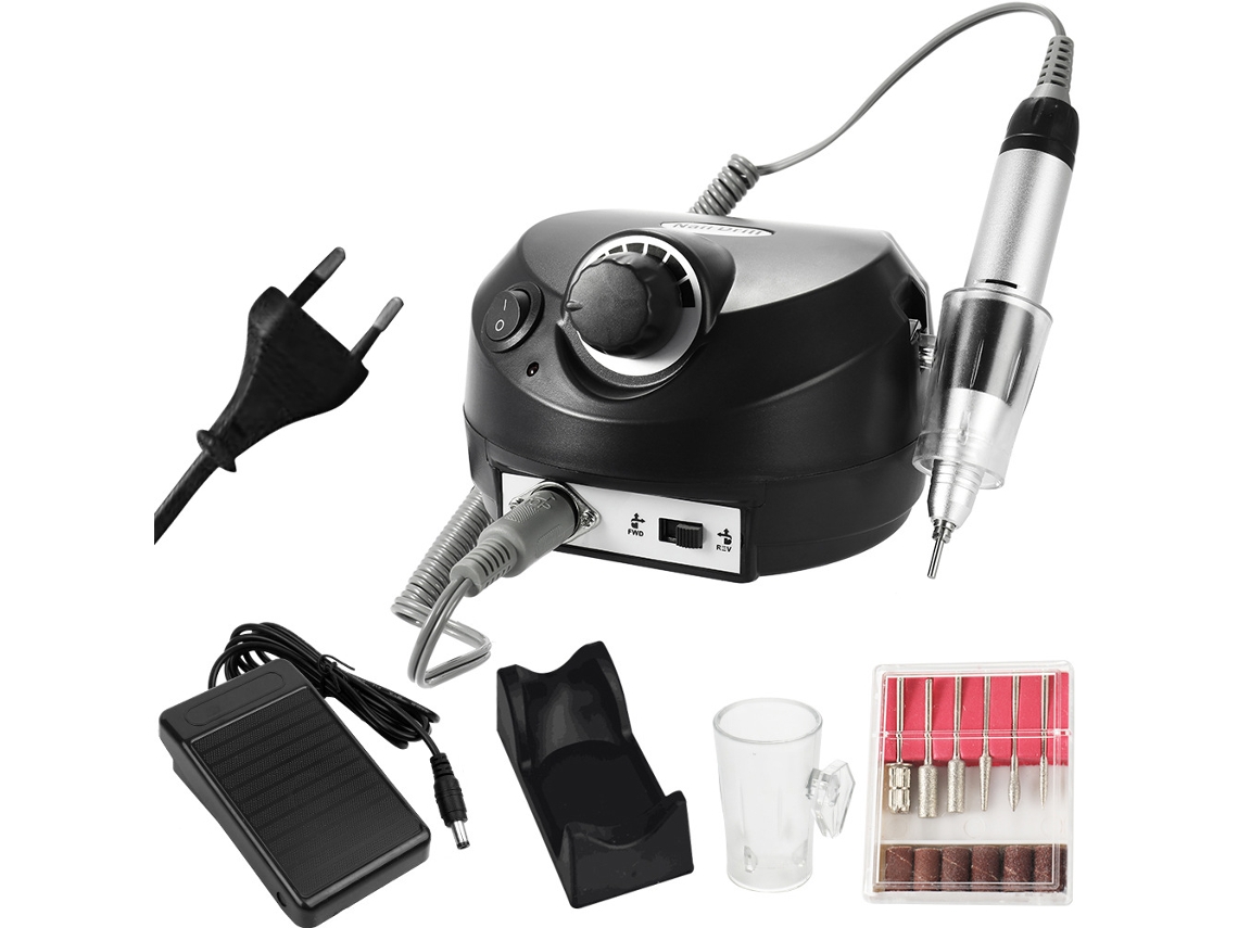 Conjunto De Ferramentas De Manicure Com Lixa Elétrica Para Unhas E Removedor De Esmalte Portátil Slowmoose
