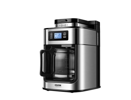 Cafeteira com Moedor 1000W 1 2 L Tanque de Água Grande Eu Plug QINGQUE