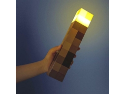 Luminária De Parede Minecraft Brownstone, Led Com Baixo Consumo De Energia Para Jogadores Ecologicamente Conscientes, Alimentada Por Bateria E Com Pos