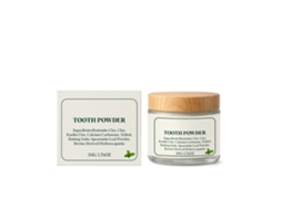 Pó de Dentes Amz Mint para Clareamento Natural e Higiene Diária da Boca LAXISCREED