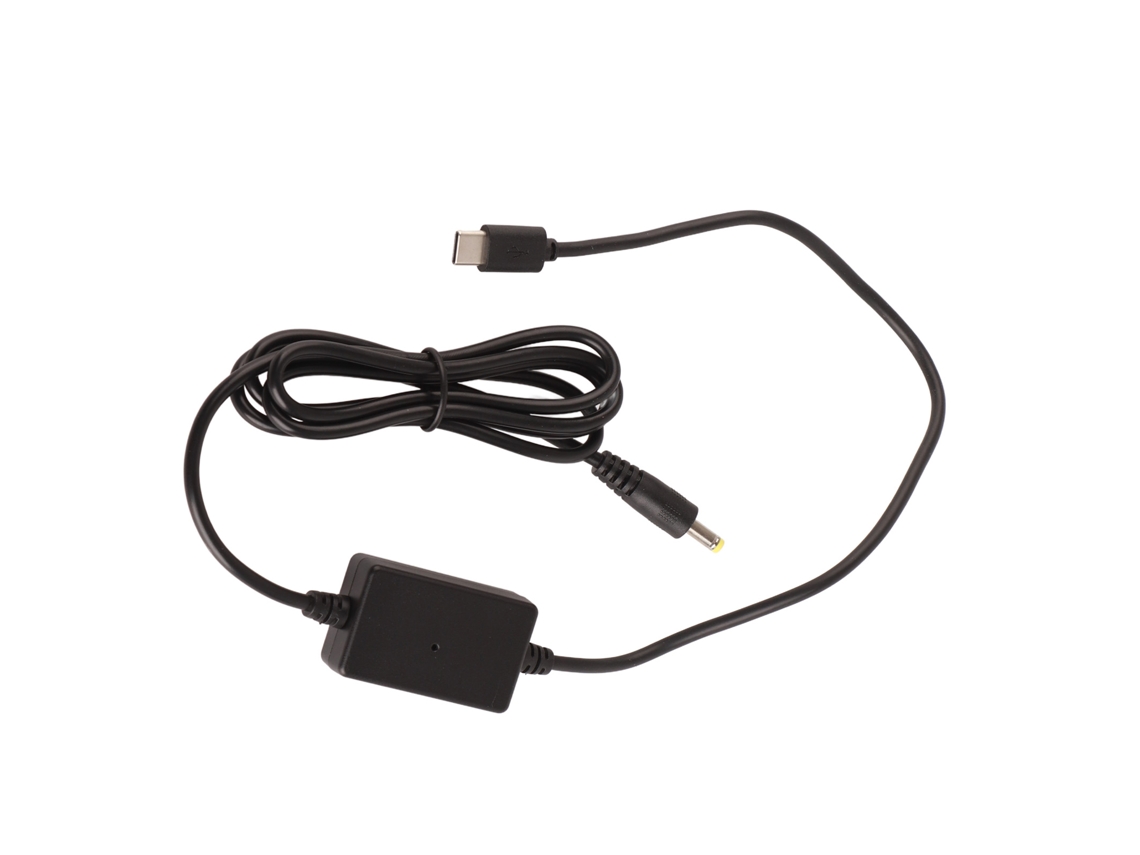 Cabo de alimentação com entrada Tipo C para saída CC para carregamento de luz de preenchimento de monitor e câmera digital LAXISCREED