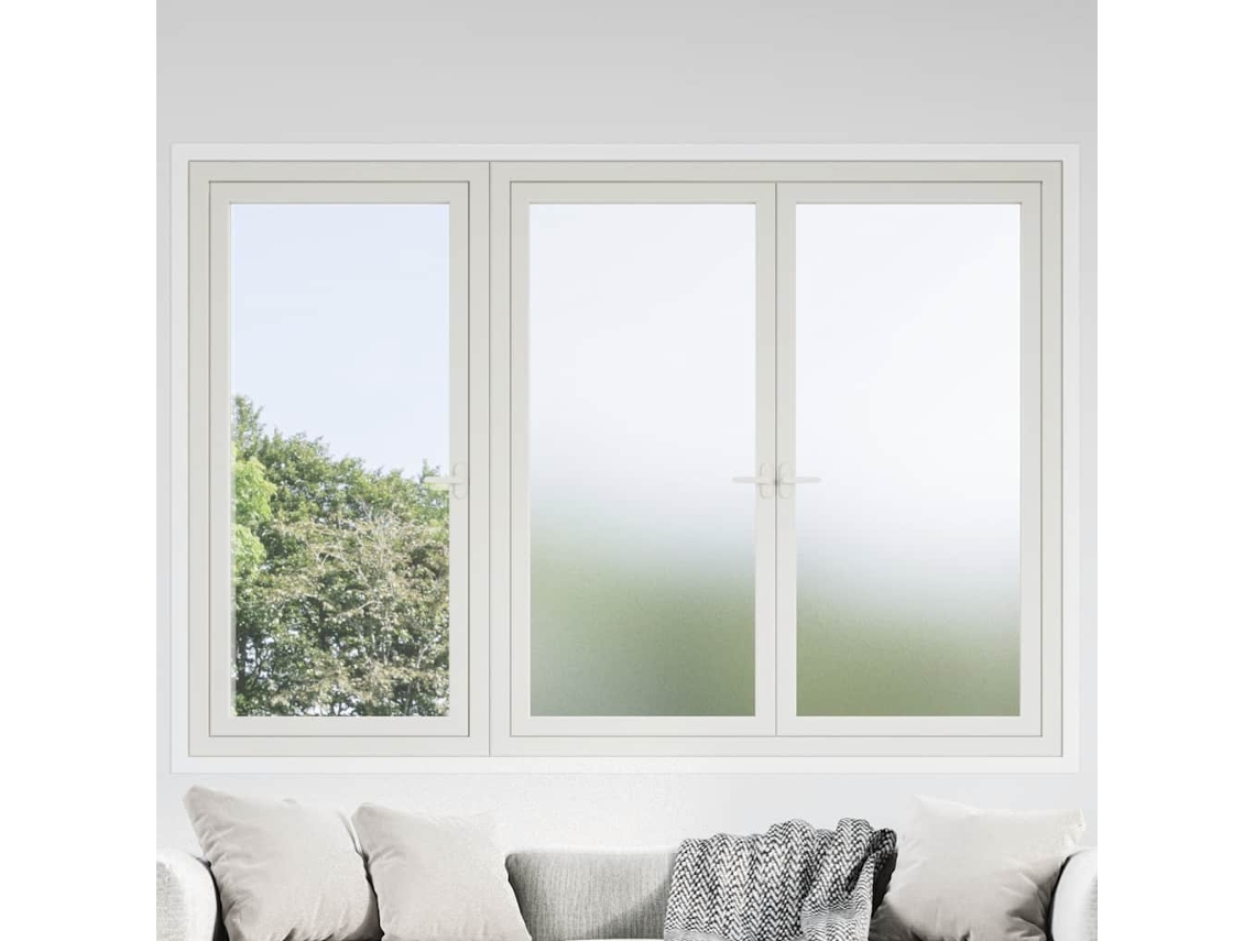 Vidaxl Películas Para Janela Fosco Pvc Branco