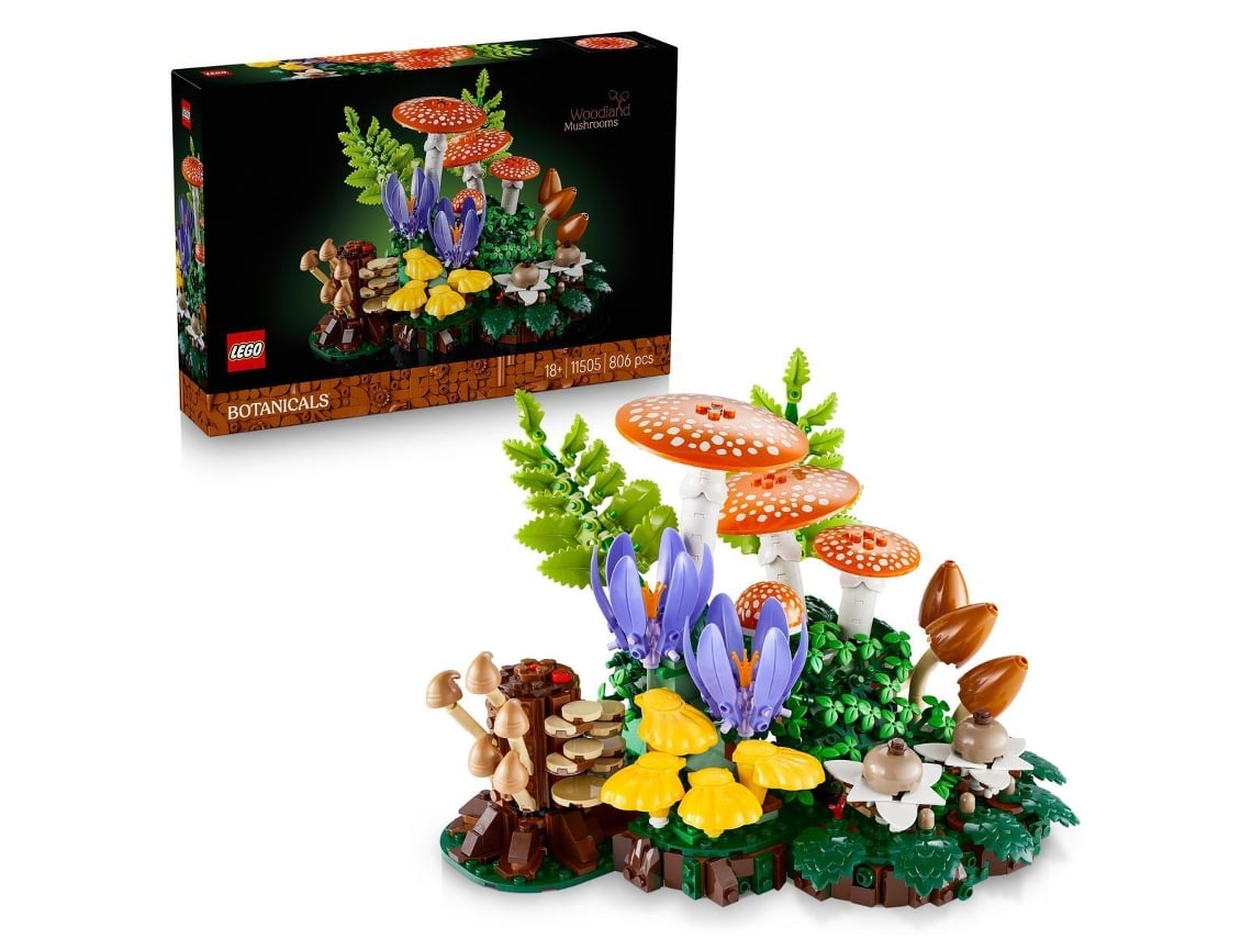 LEGO® 11505 Botanicals Setas Del Bosque Kit de Construcción para Decoración
