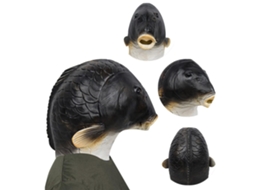 Ats máscara de Pescado de Caucho para Halloween Fiesta Disfraz Animal Cabeza Mascara Cosplay Prop