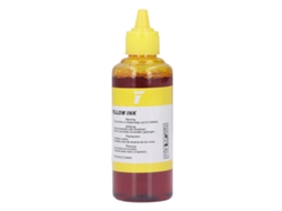 Tinta de Recarga 100ml para Impressora HP, alta pureza, amarelo | S/MARCA