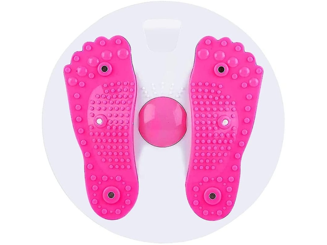 Placa Rotativa De Fitness Para Cintura, Pés E Glúteos Com Massagem Antiderrapante 27,5cm