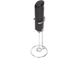 Batedor Elétrico de Leite Portátil Atualizado Batedor Elétrico de Aço Inoxidável com Suporte para Café 1310 AUCUNE