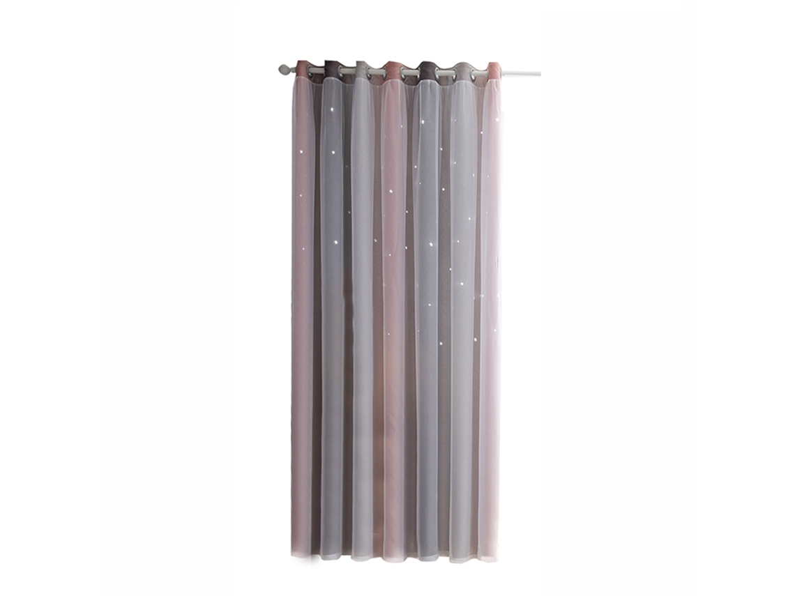 Cortinas Blackout Estrelas para Quartos Infantis 1 Painel