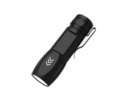 Lanterna de Luz Forte Led Liga de Alumínio Super Brilhante Mini Portátil Multifuncional de Longo Alcance Carregamento Usb Preto BISBISOUS VIGA EUROPE