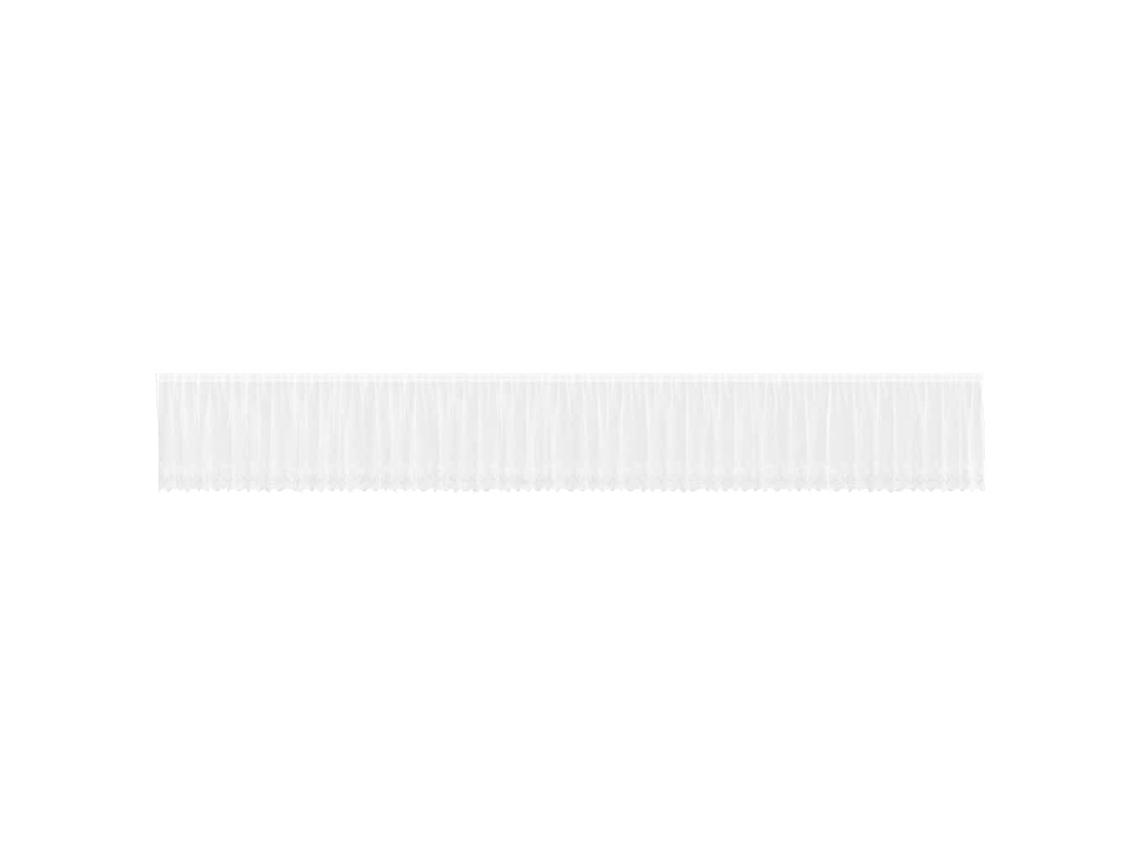 Conjunto 1 Cortina De Renda Vidaxl Branco Poliéster (80 X 1200 Cm)