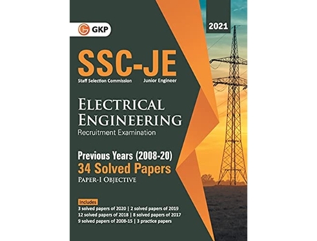 Livro Ssc 2021 Junior Engineers Paper I - Electrical Engineering - 34 Previous Years Solved Papers De Gautam Puri (inglês)