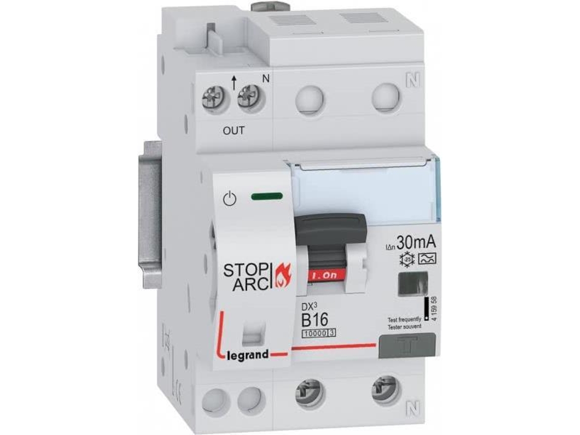 415958 Interruptor de proteção contra incêndio com interruptor FI/LS Legrand