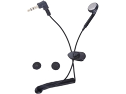 Fone De Ouvido Mono Com Fio 3,5 Mm, Receptor Acústico Alta Resolução.