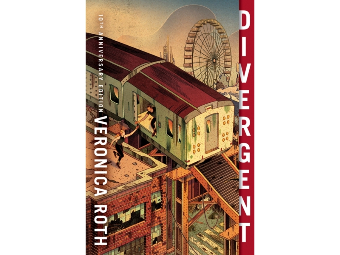 Livro Divergent de Veronica Roth (Inglês)