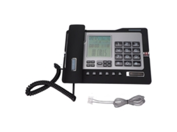Aetheria telefone Fixo com Fio Lcd Id Chamada Mãos Livres Voz Prompt Mudo para Lar Escritório