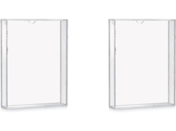 Conjunto De 2 Molduras Tipo Caixa De Sombra, Moldura Acrílica Diy, Caixa De Exibição Para Escritório Gokoco