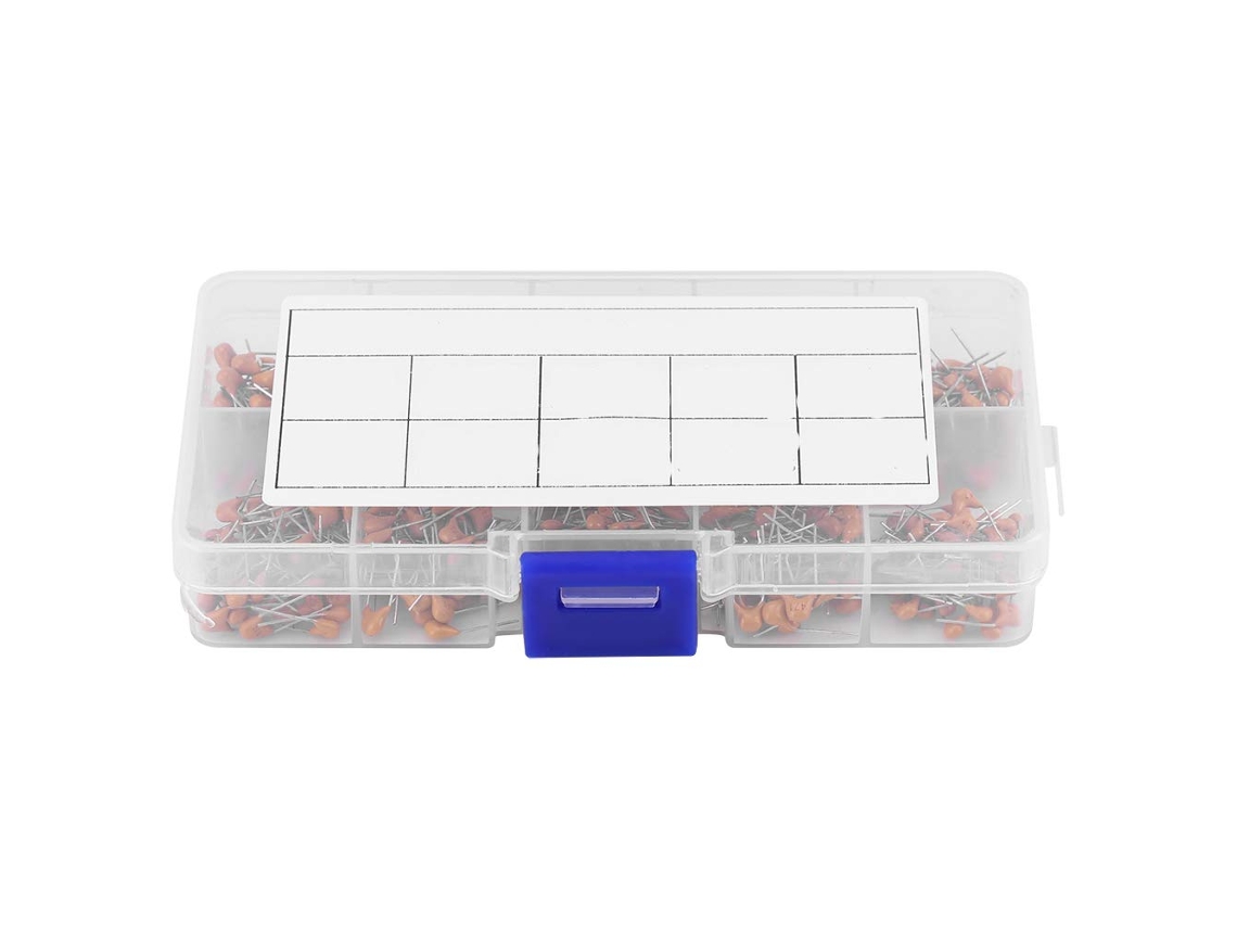Kit Com 500 Capacitores De Alta Qualidade Para Eletrônicos.