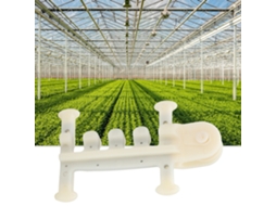Kit 10 Ferramentas Fixação Anti Rollover Estufa Branco