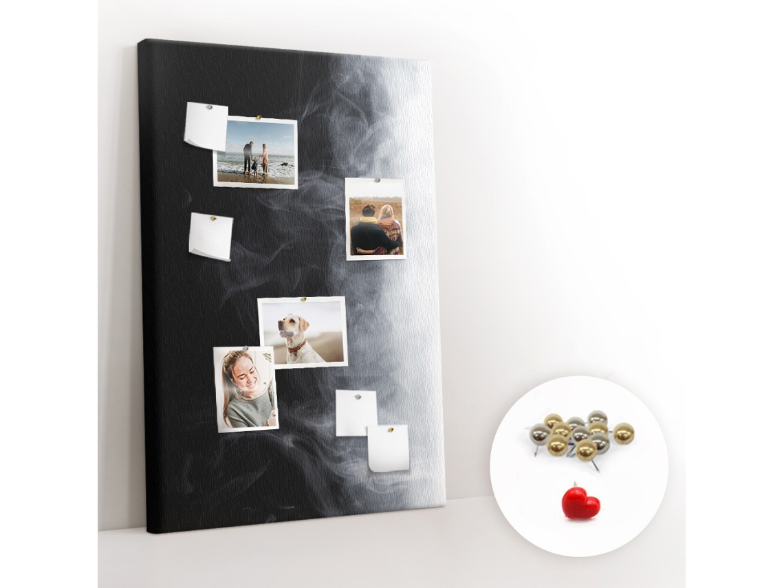 Painel De Cortiça Para Parede Fumaça Para O Escritório Espelharte (80x120 Cm)