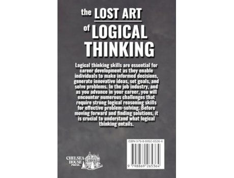 Livro The Lost Art of Logical Thinking de Kevin B DiBacco (Inglês)