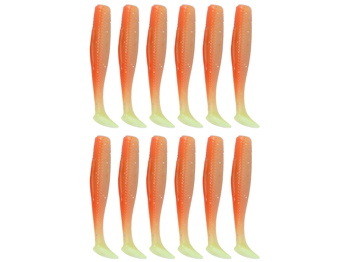 2 Set de 6pcs de Isca de Silicone Suave T Tail | S/MARCA