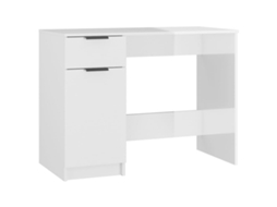 Desk, Desks Vidaxl Branco Madeira Processada (n/a)