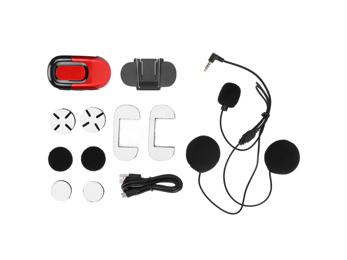 Fones de Ouvido para Capacete de Moto LAXISCREED Vermelho