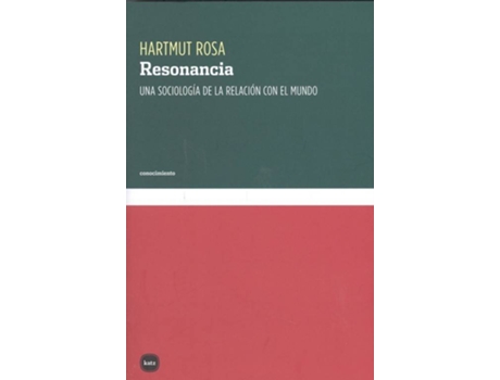 Livro Resonancia de Hartmut Rosa (Espanhol)