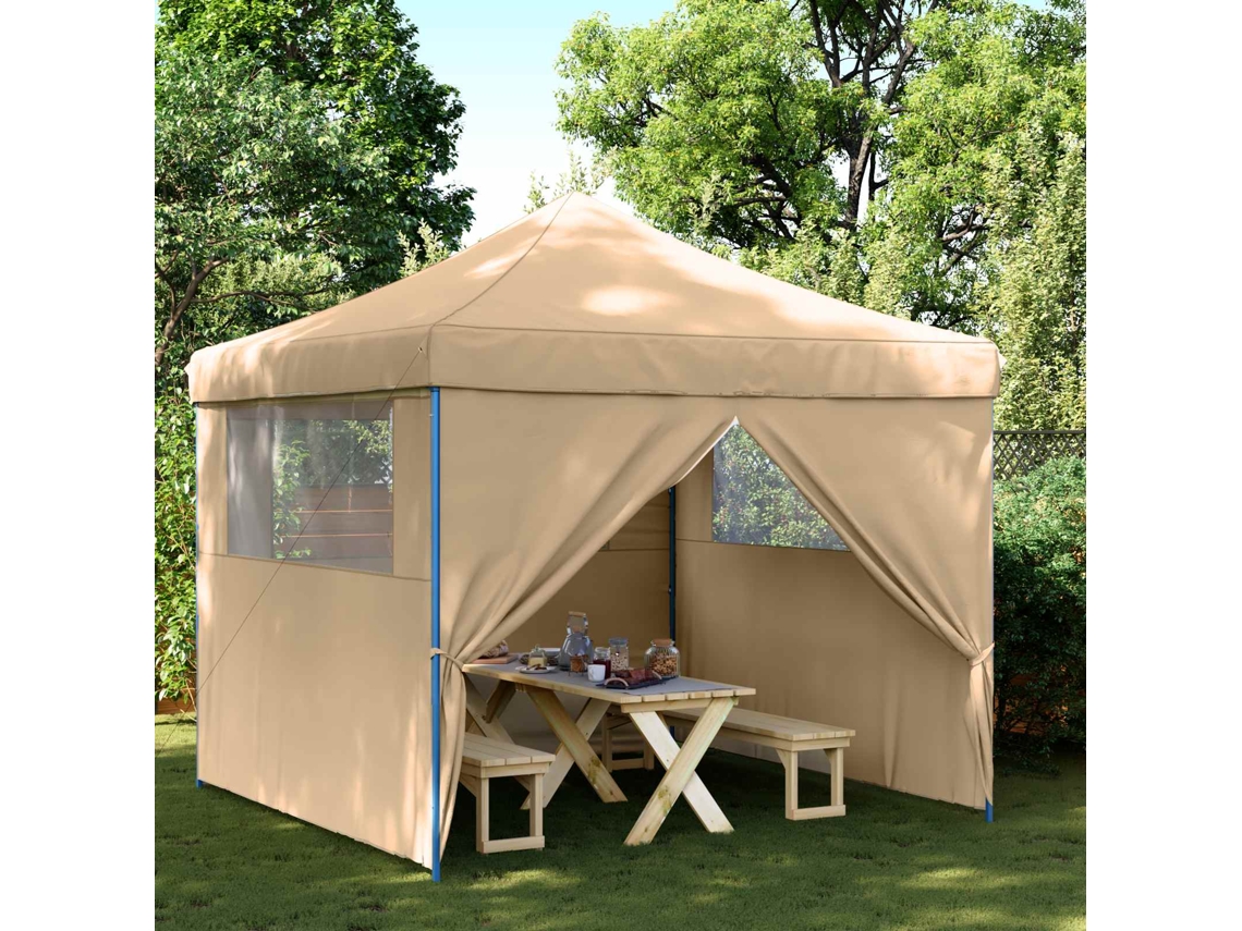 Vidaxl Tenda De Festa 292 X 292 X 315 Cm Bege Tecido Oxford