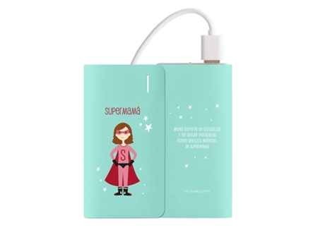 Power Bank  AATBPT0170 4000 mAh Verde turquesa