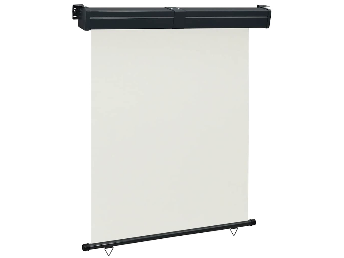 Vidaxl Toldo Lateral Para Varanda 145x250 Cm Cor Creme